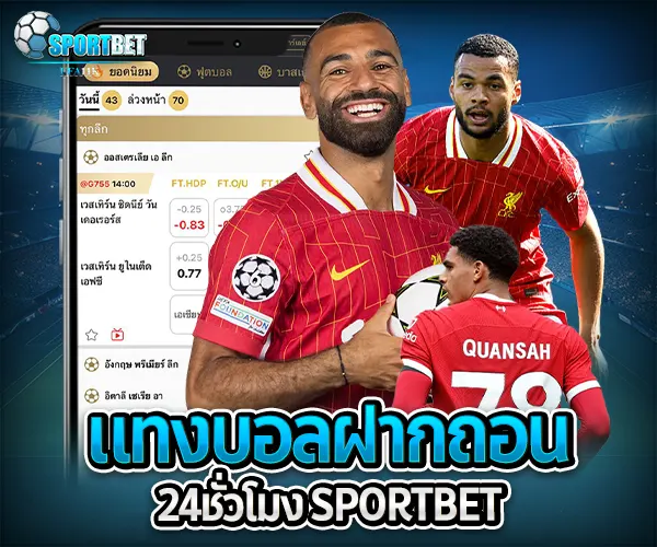 แทงบอลฝากถอน24ชั่วโมง