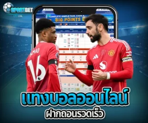 แทงบอลออนไลน์ฝากถอนรวดเร็ว sportbet